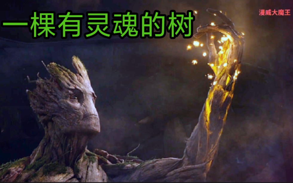 格鲁特:I am Groot.一棵有灵魂的树,银河护卫队个个都是人才.哔哩哔哩bilibili