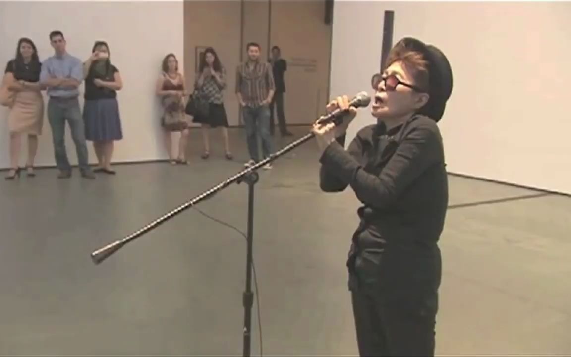 [图]Yoko Ono Screaming at Art Show! (Original)