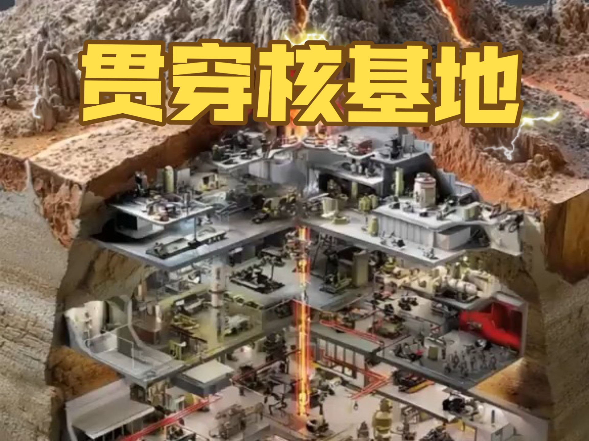 伊朗"福尔多"核基地被炸模型展示