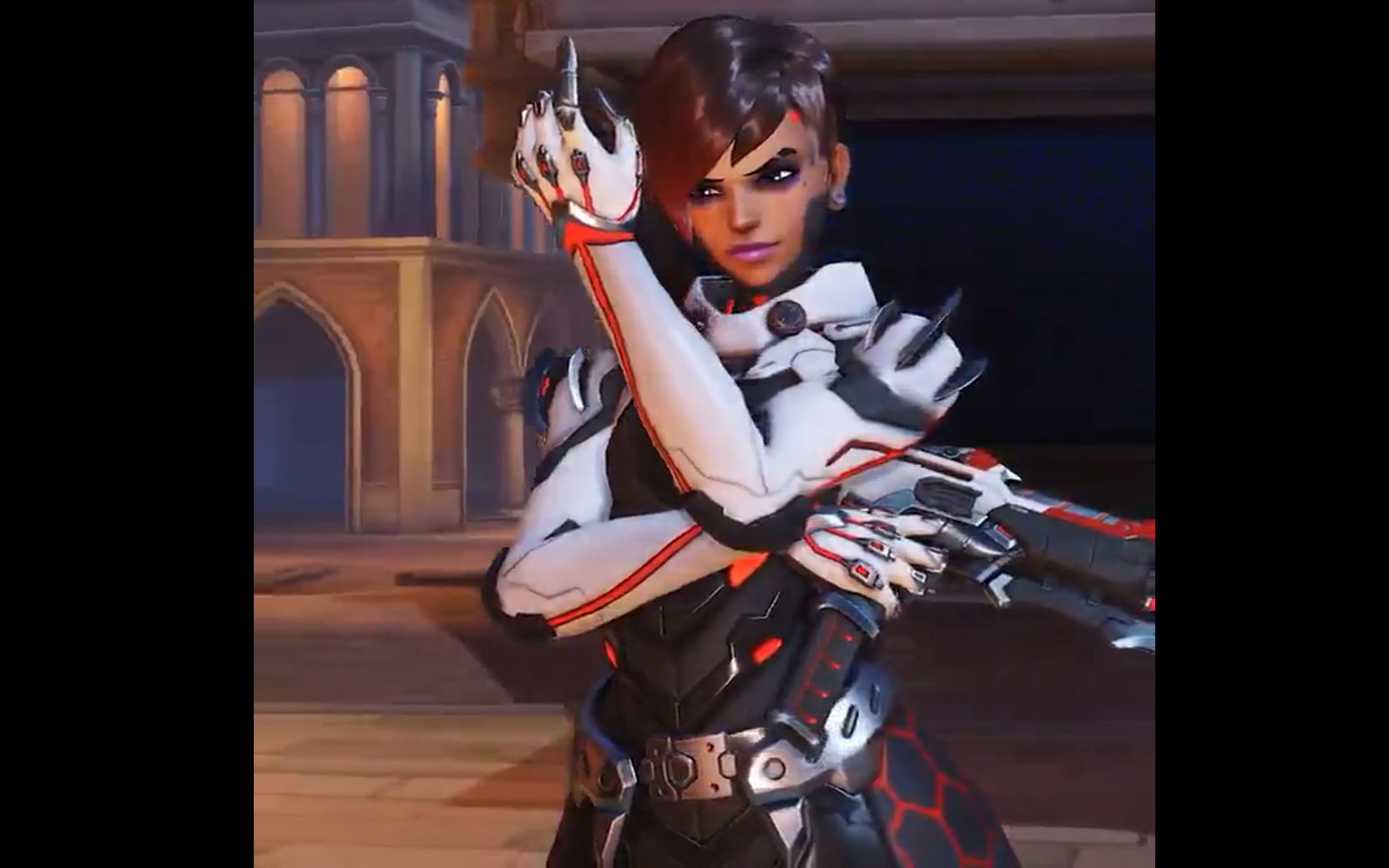 即将于守望先锋威尼斯行动上线的黑影新皮肤: 黑爪