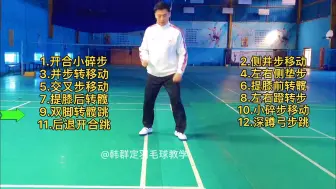 Tải video: 步法可说是羽毛球运动技术之母