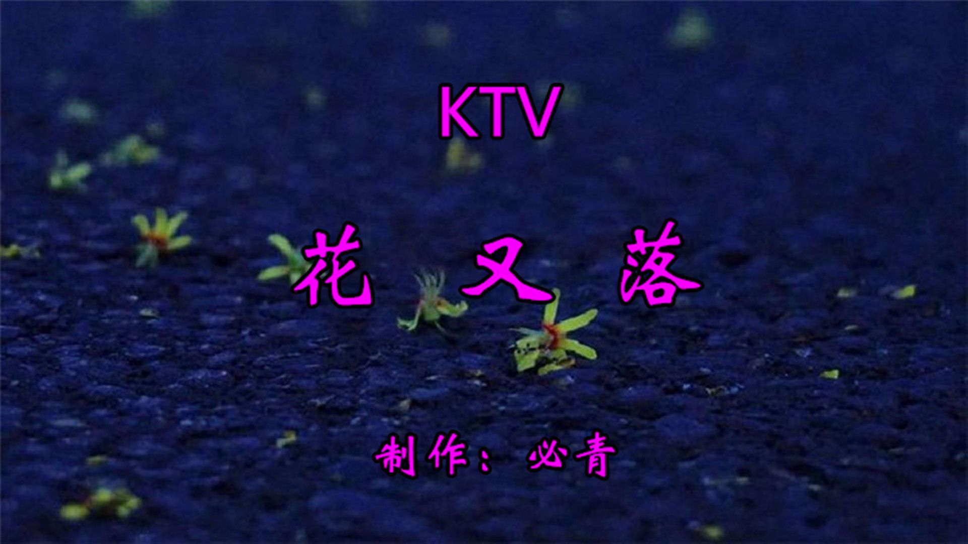 花又落KTV  纯音乐卡拉OK字幕