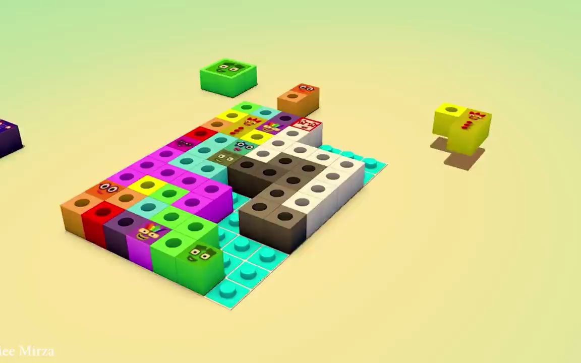 数字积木:numberblocks lego stopmotion part1