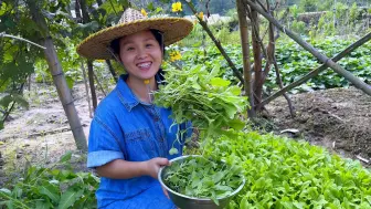 Tải video: 新鲜的萝卜菜苗，做成一大盘上汤萝卜菜，汤鲜菜嫩，超级下饭