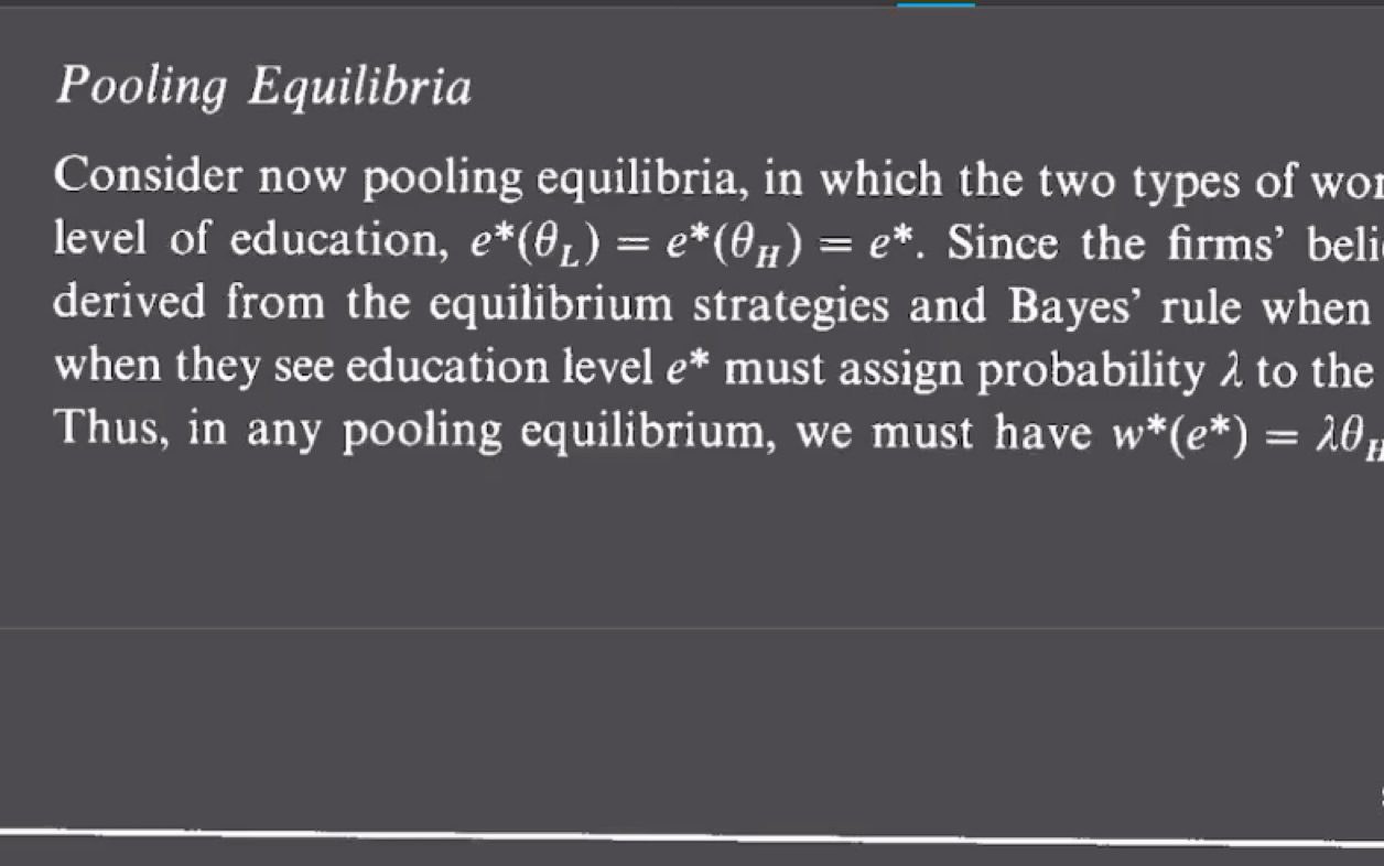 Pooling equilibrium MWG3.13C4哔哩哔哩bilibili