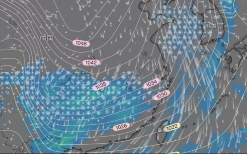 欧洲中心预报2024年1月下旬寒潮南下及中国南方大范围雨雪过程哔哩哔哩bilibili