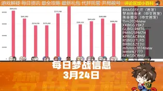 Download Video: 【每日梦战】 3月24日 周末提醒 最新礼包码 兑换码 活动提醒 #梦幻模拟战 #梦战