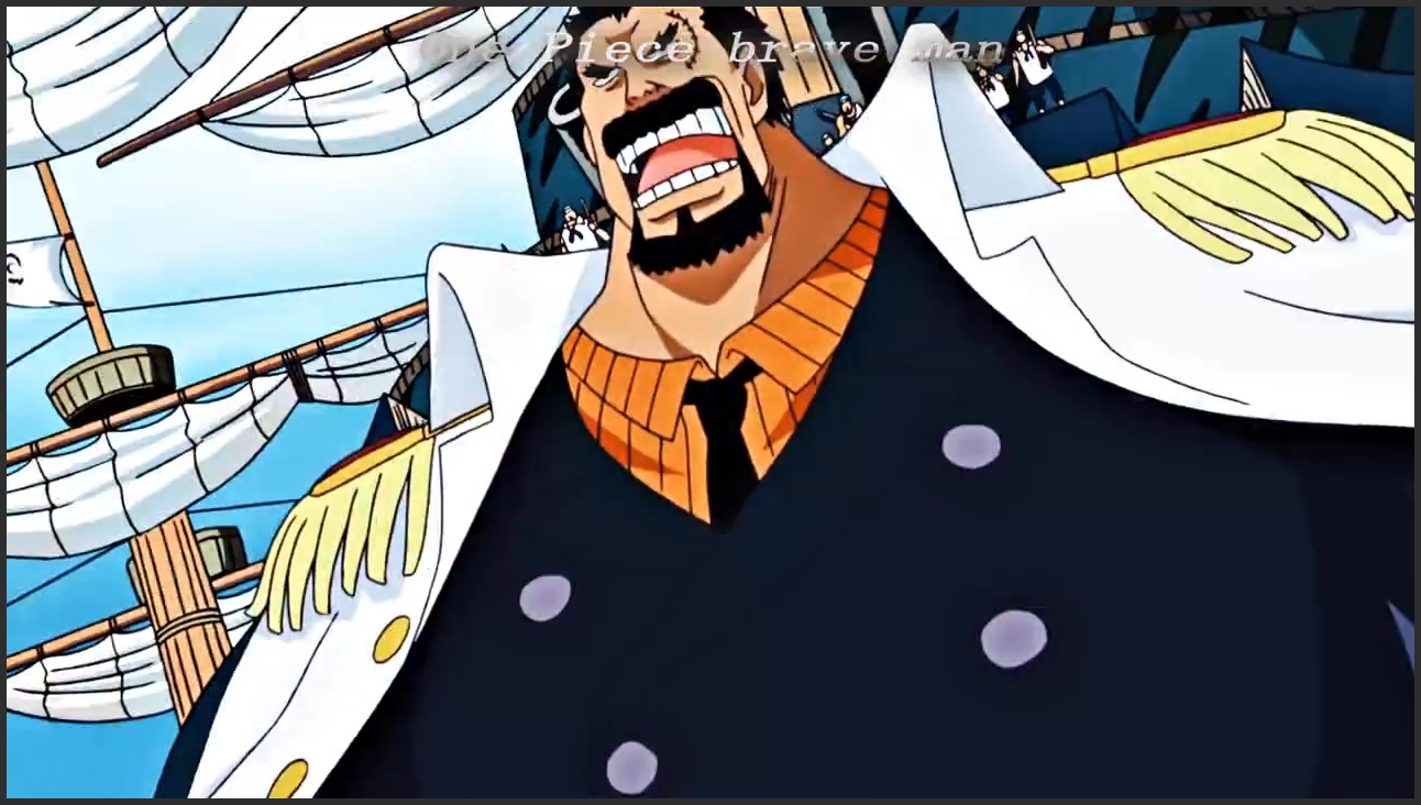 卡普和战国,传说中的海兵与最强智囊组合,谁与争锋#海贼王 #动漫剪辑