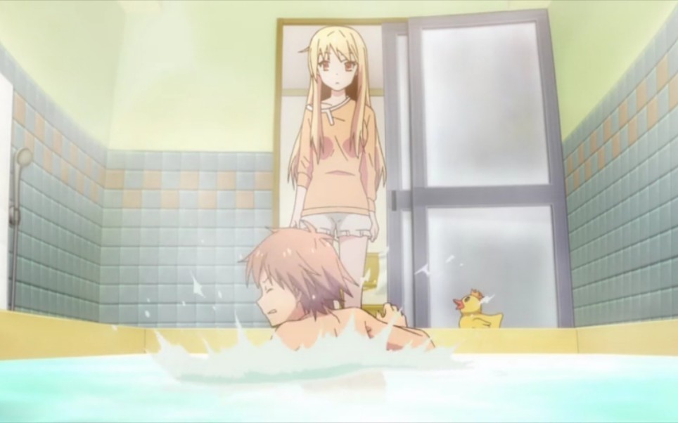 男主洗澡时,呆萌妹子闯了进来,令人羡慕的情侣们!