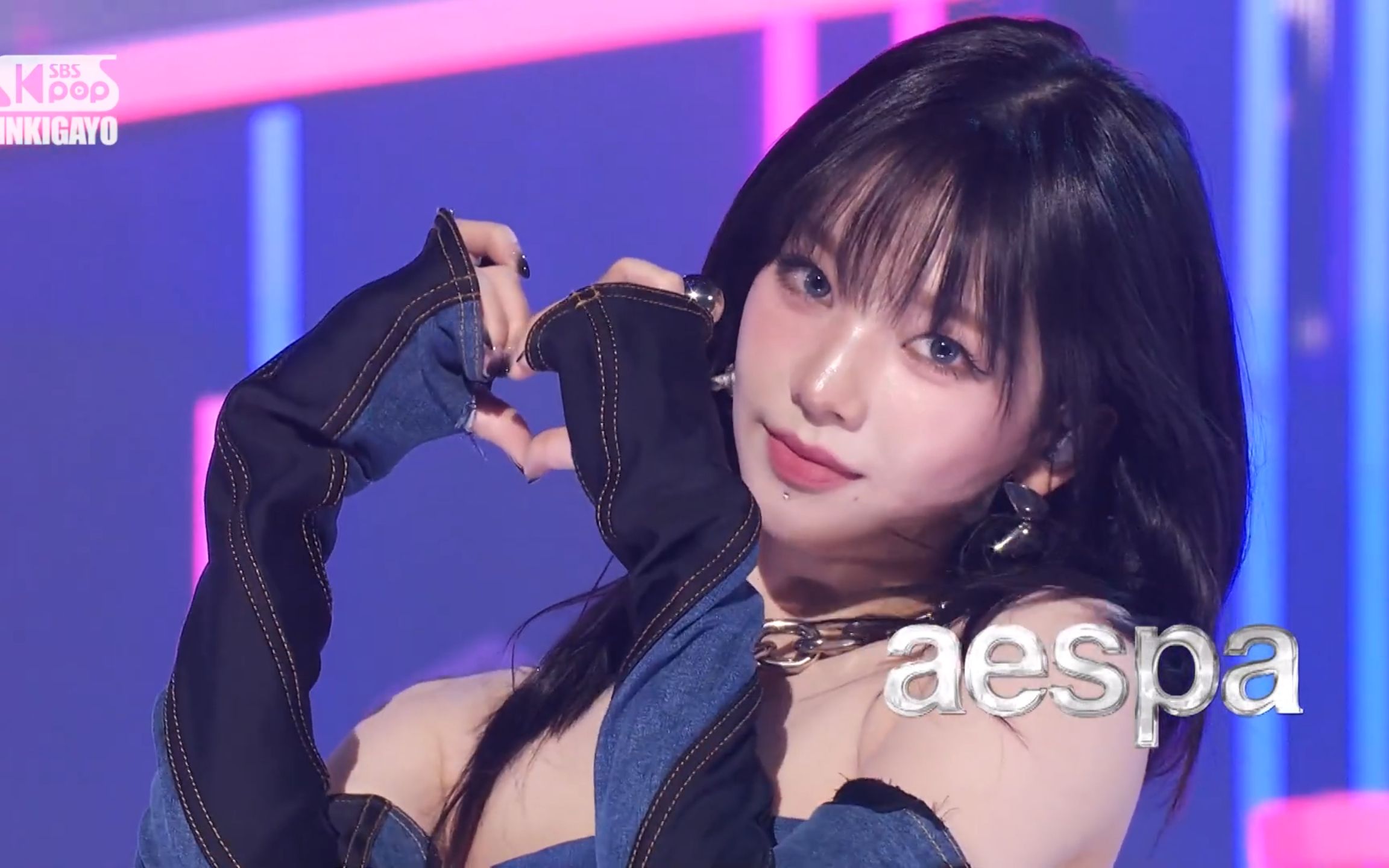 231112 (aespa 柳智敏karina) drama sbs人歌竖屏直拍