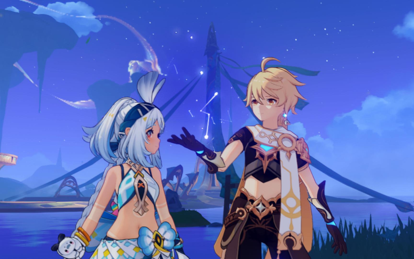 【原神】和玛拉妮合影