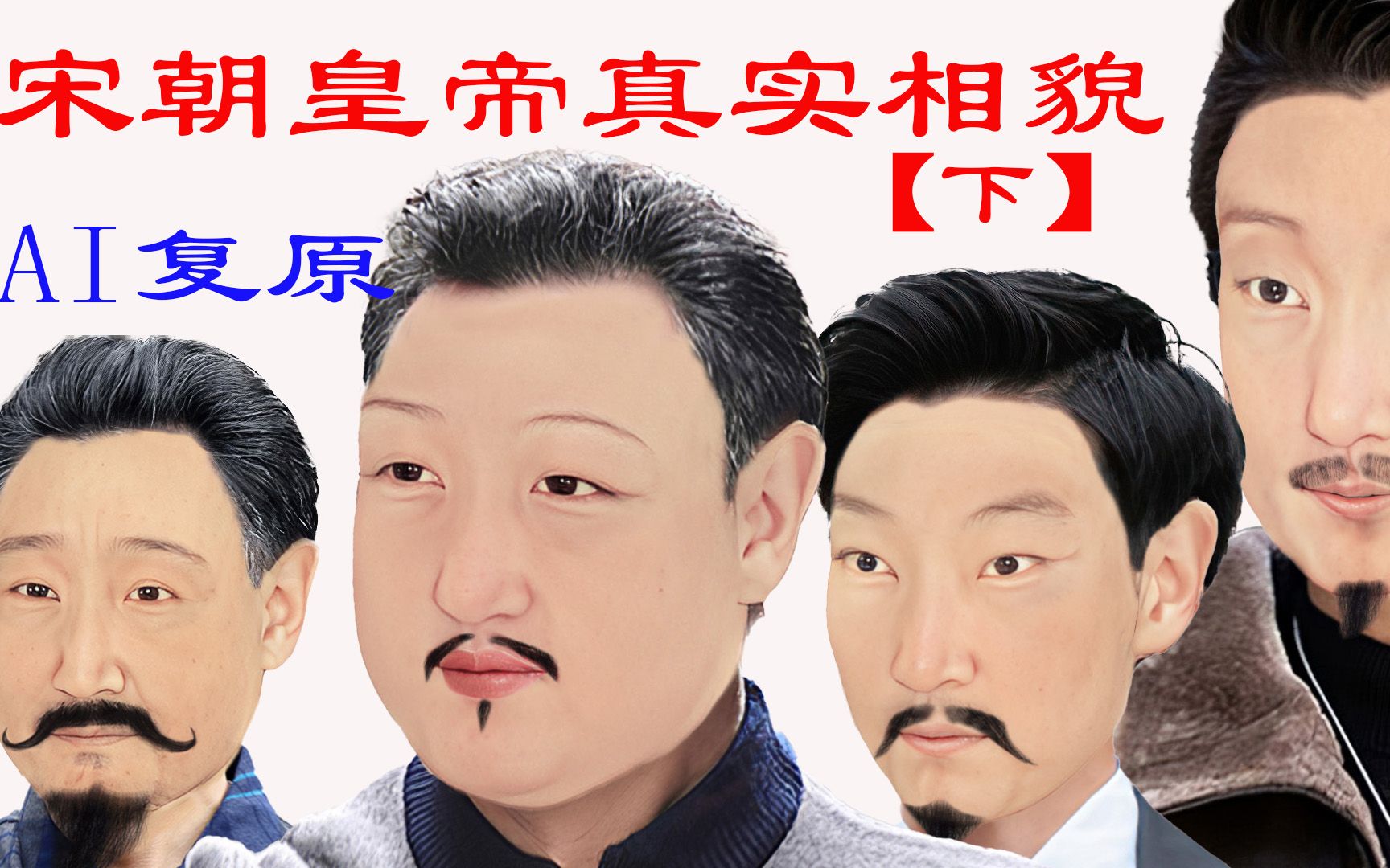 宋朝宋朝历代皇帝真实相貌ai复原像下
