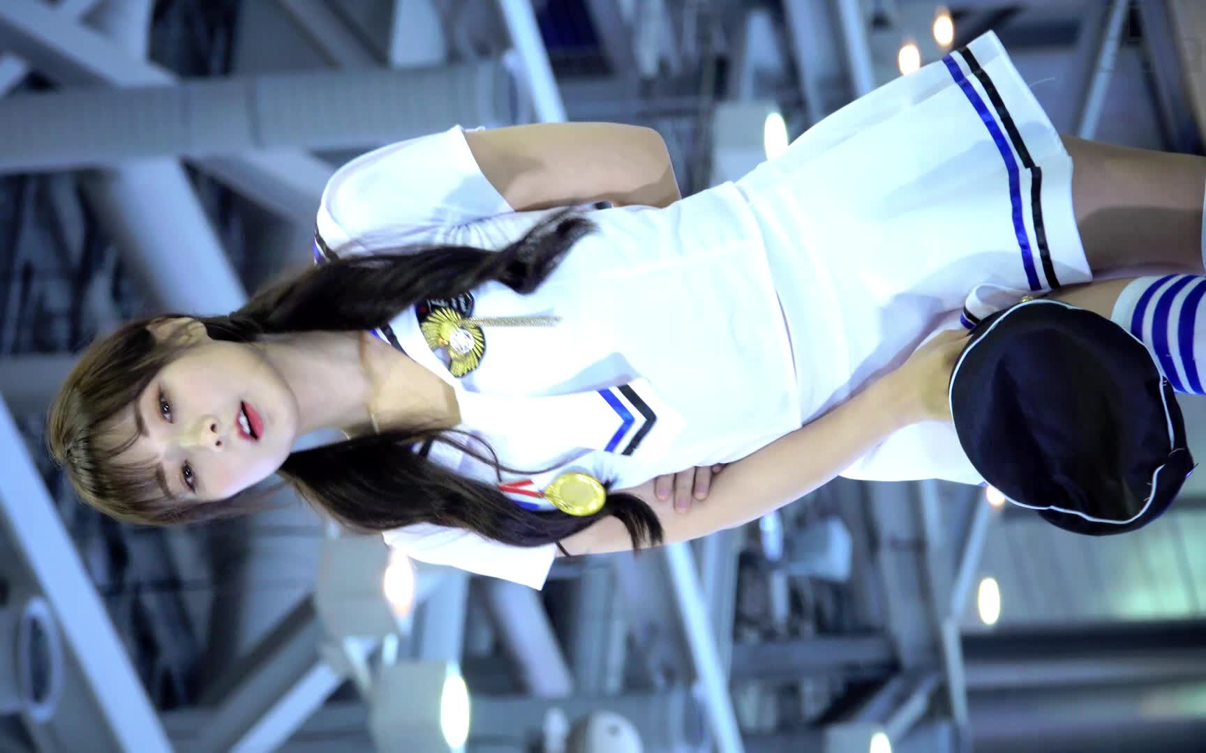 模特朴智恩the korea model#2021釜山国际游艇秀#直拍_哔哩哔哩_bili