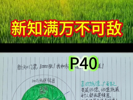 PP40 新知满万不可敌!新知门票10000张,喜欢创造价值,死亡是创新的老师!#消费者阶层自媒体#母亲频道哔哩哔哩bilibili