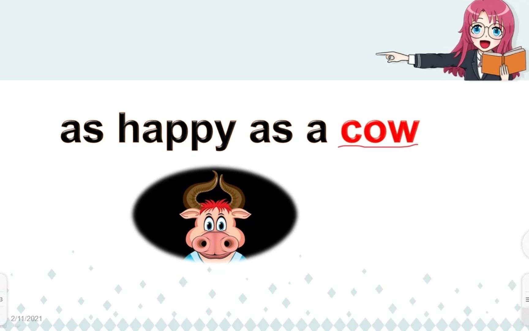 大年三十!拜年啦!as happy as a cow什么意思?哔哩哔哩bilibili