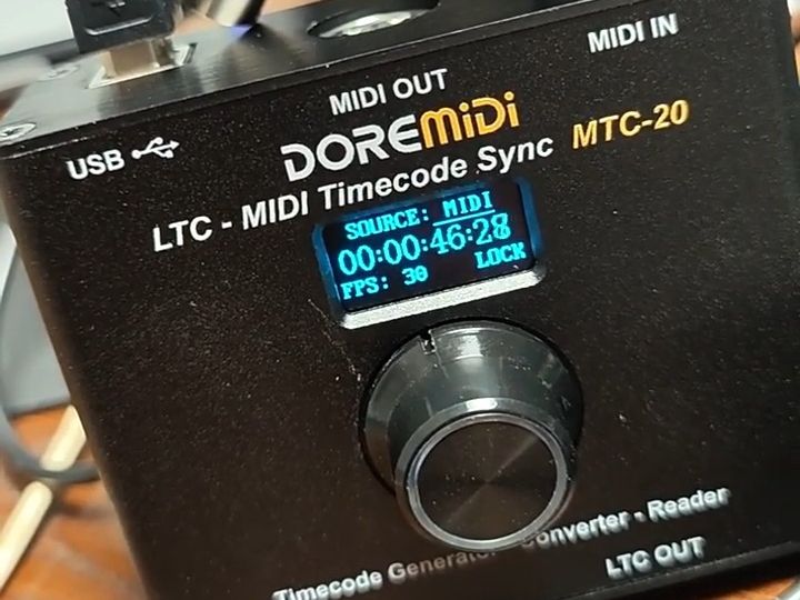 MIDI转LTC时间码同步器(MTC20)哔哩哔哩bilibili