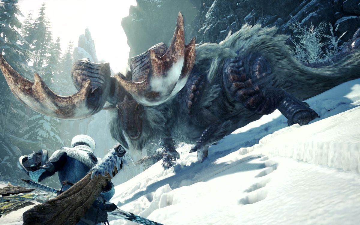 【怪物猎人世界 冰原】猛牛龙 ta规则初见 大锤 4分8秒