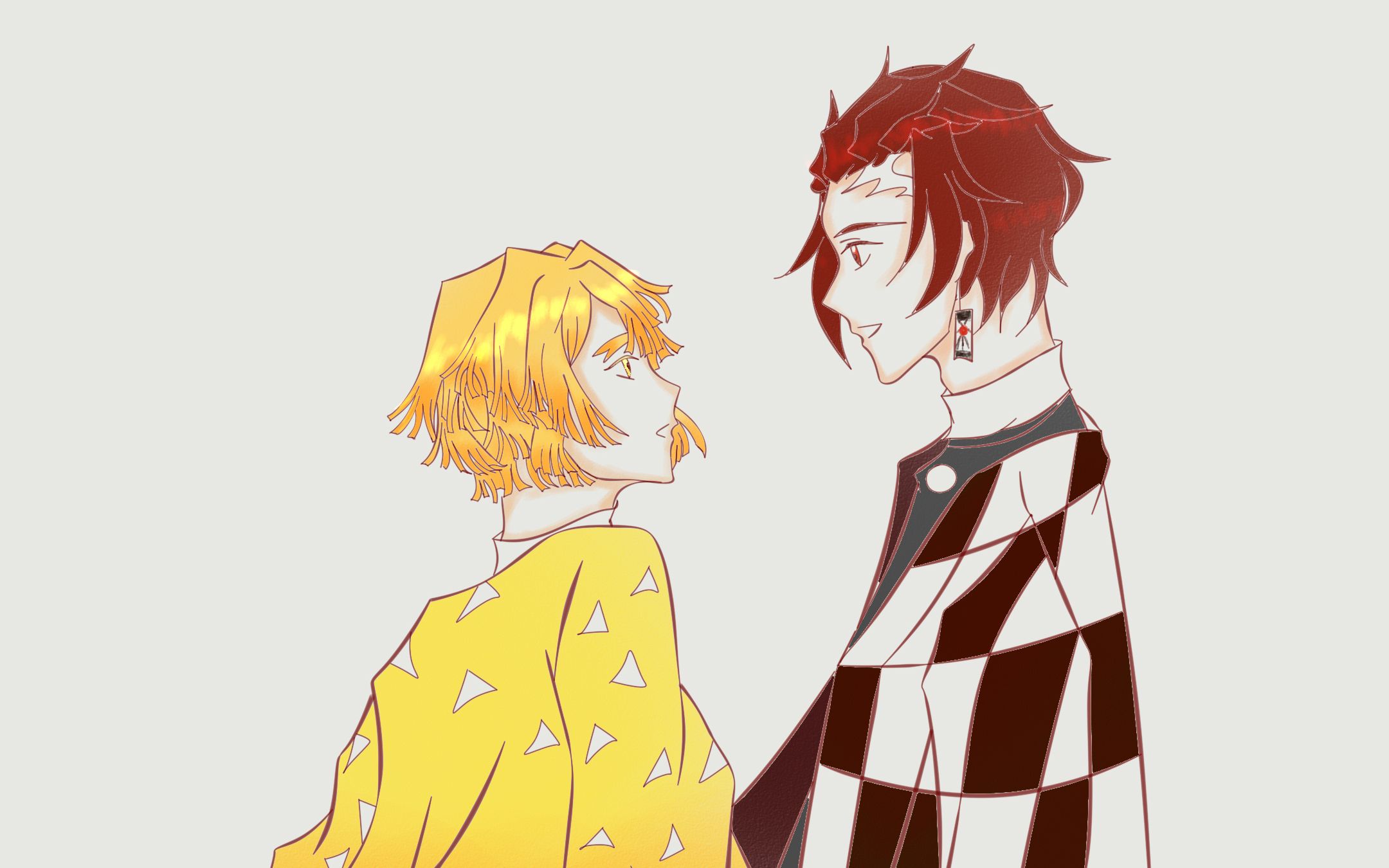 【炭善炭】超可爱的手书!——名もなき感情【就让我们来谈一场恋爱吧!