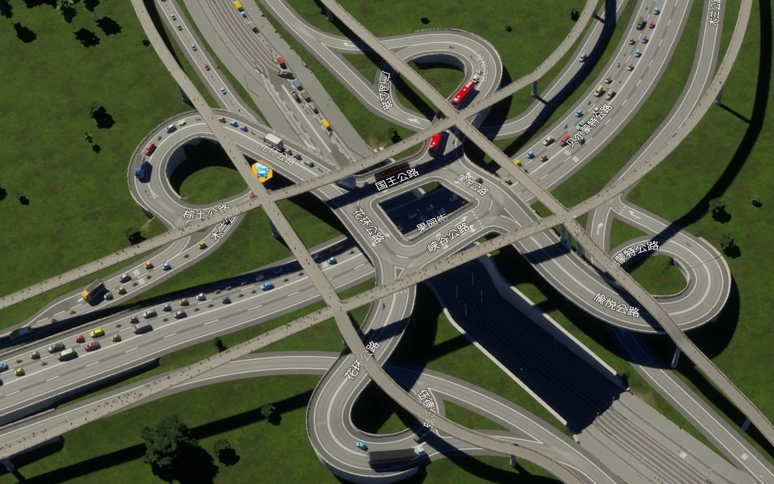 【城市天际线2】堵车天际线11万人已经堵的水泄不通毁灭吧?