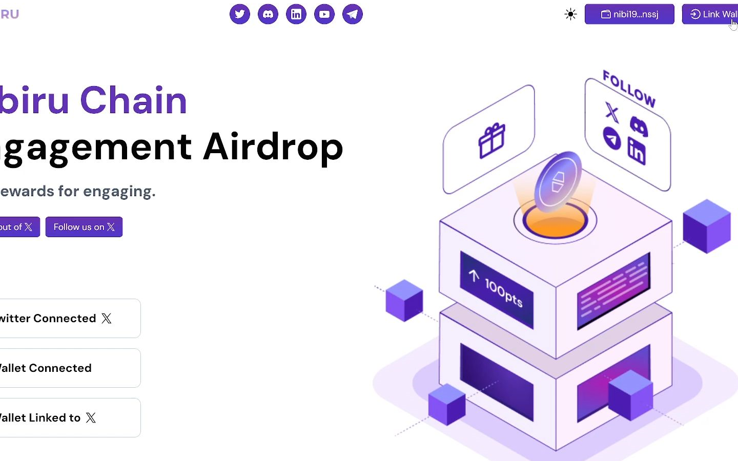 nibiru积分兑换代币【明牌空投】刷空投要布置好指纹浏览器环境,买好