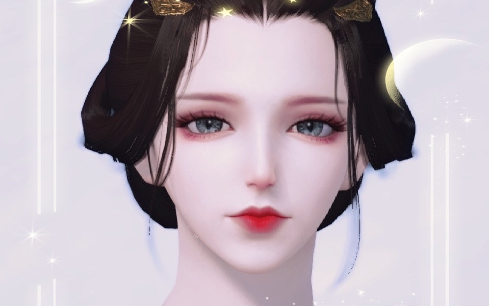 新发型速配脸  / 天刀天涯明月刀手游成女捏脸数据·丹蔻 /   限时