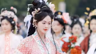 这是一年之中最美的花朝节呀！沉睡了300年的汉服文化，终归会回归大众视野里！#文化复兴 #汉服之美在华夏 #国风古韵#南宁花朝节 #花朝节