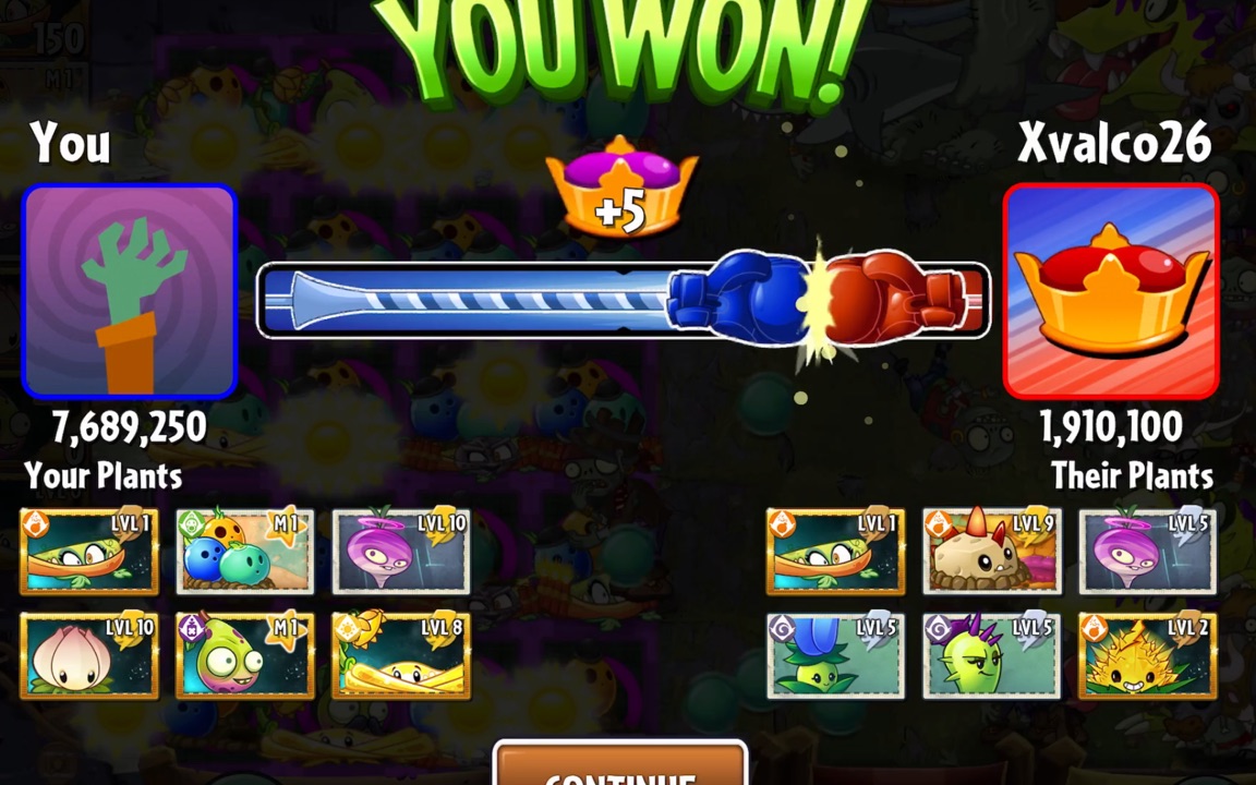 pvz2国际版 arena对战 竞技场 爆炸藤蔓白卡周768w 分