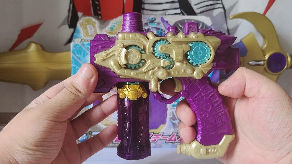 假面骑士build 齿轮兄弟变身器 老实人专属武器 星云烟雾枪dx 遥控器