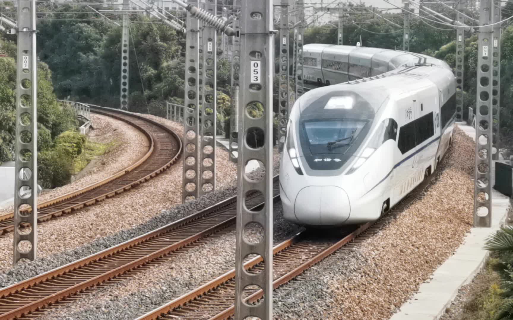 crh380d圆曲线优雅而过