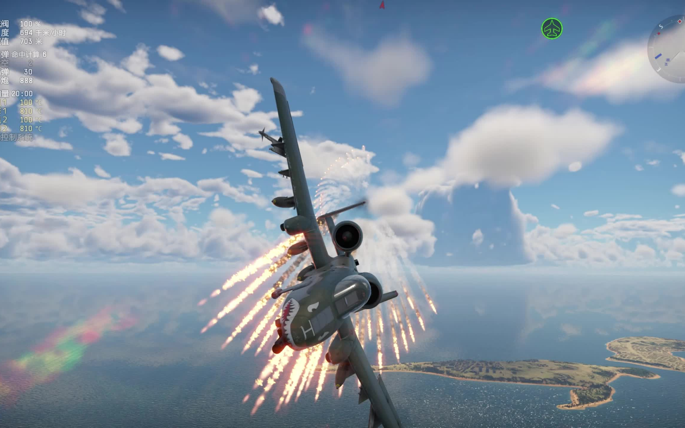 战争雷霆金币机a10撕布机试驾_哔哩哔哩bilibili_warthunder_演示