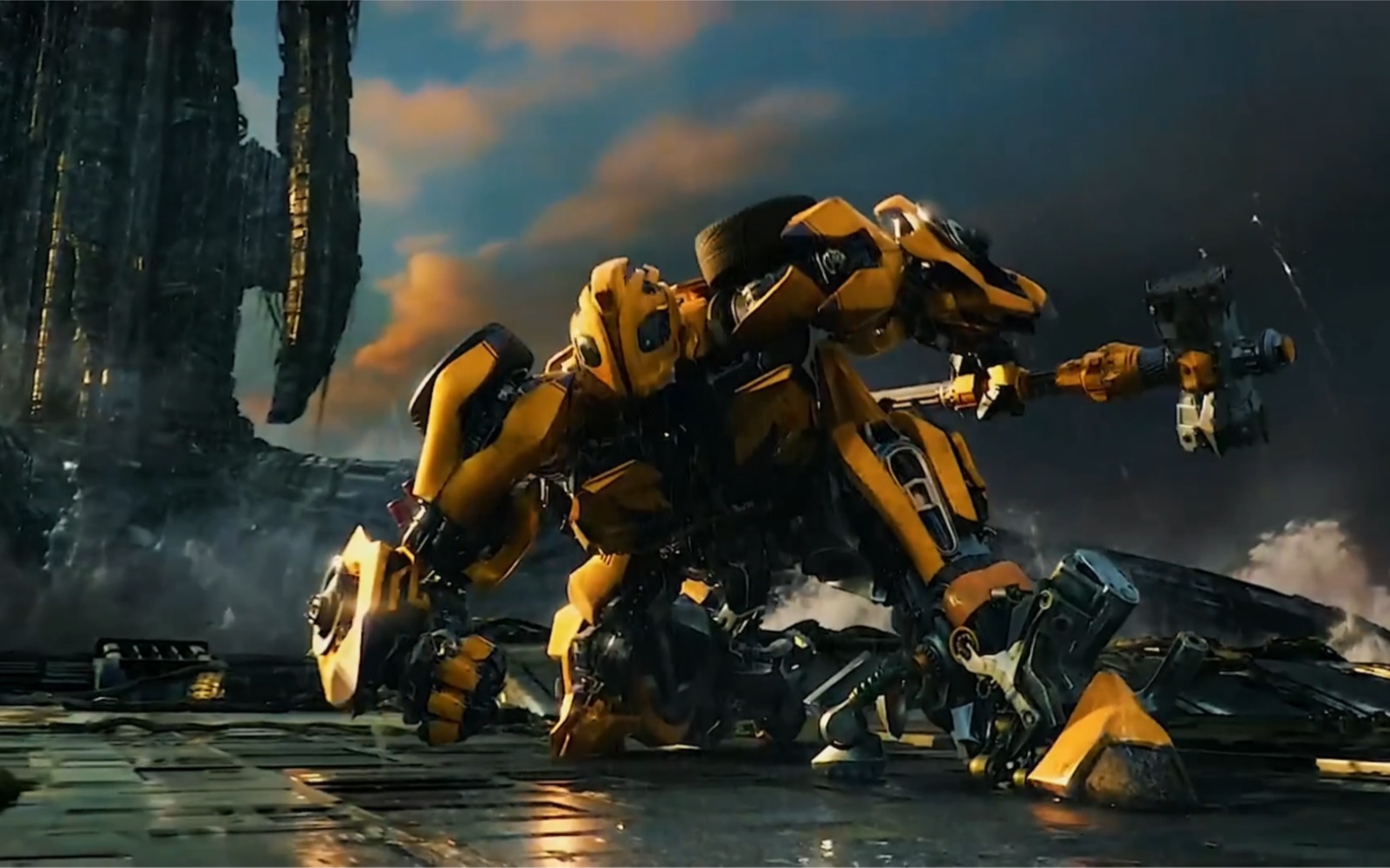 影视剪辑[视频标签] 打卡挑战,变形金刚,影视剪辑,汽车人,电影,大黄蜂