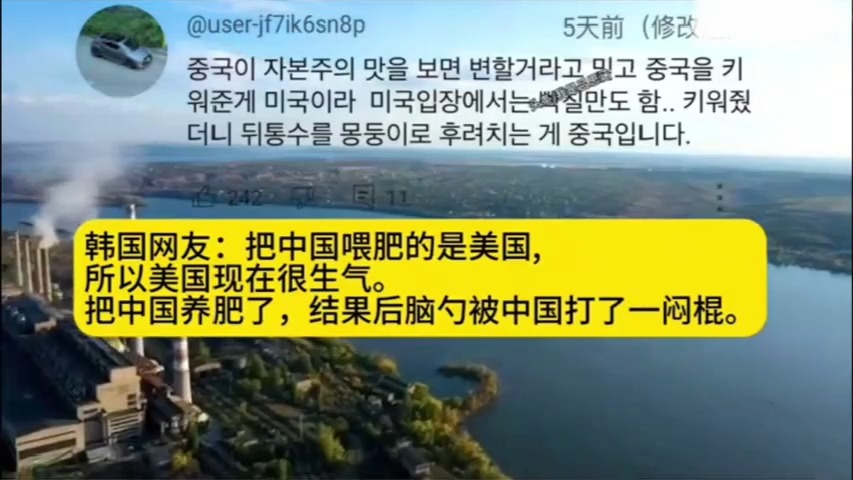 韩国油管网友大放厥词:一定要阻止中国崛起,否则韩国就完了!引发油管网友热议哔哩哔哩bilibili