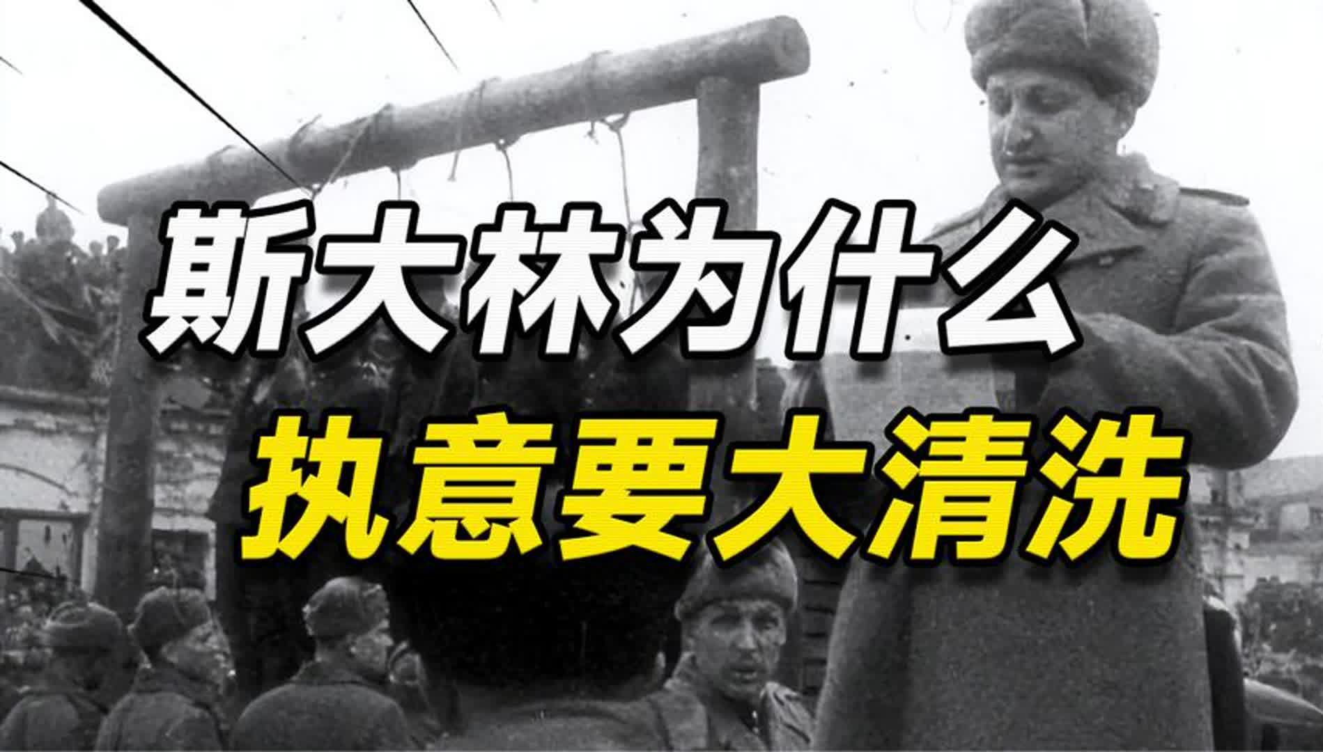 60万人被处决,130万人被判刑,斯大林为何执意大清洗?哔哩哔哩bilibili