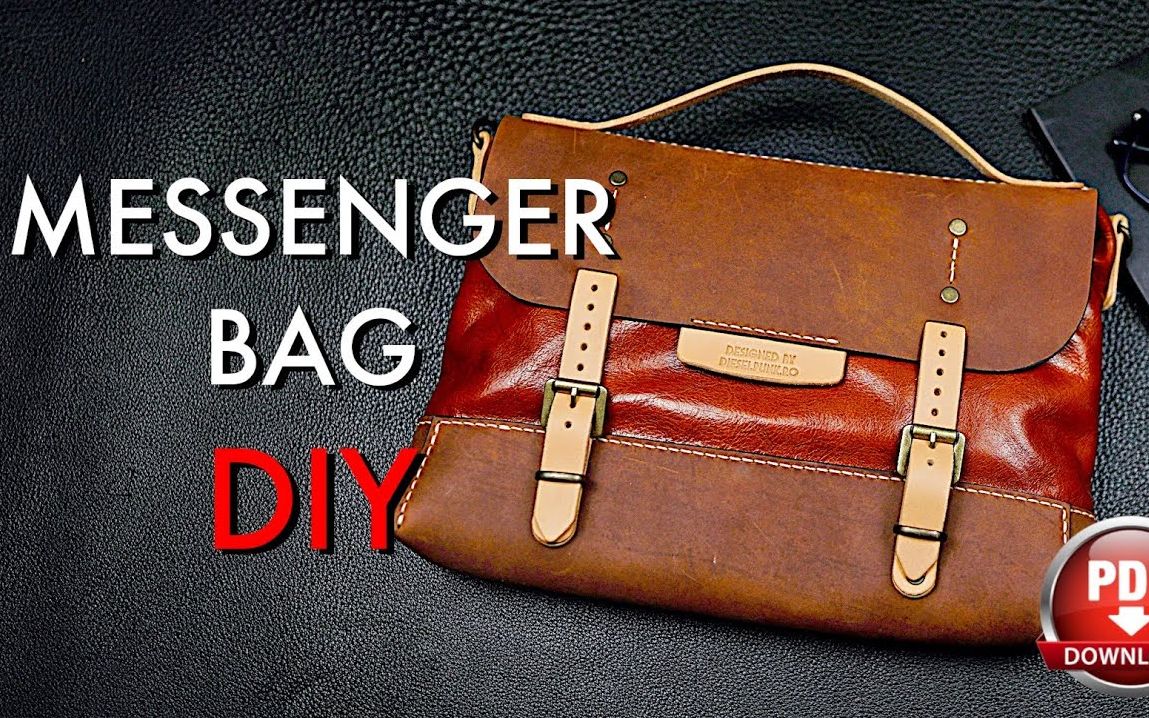 制作你自己的斜挎包  教程和图案下载 / Messenger Bag DIY  Tutorial and Pattern Download哔哩哔哩bilibili