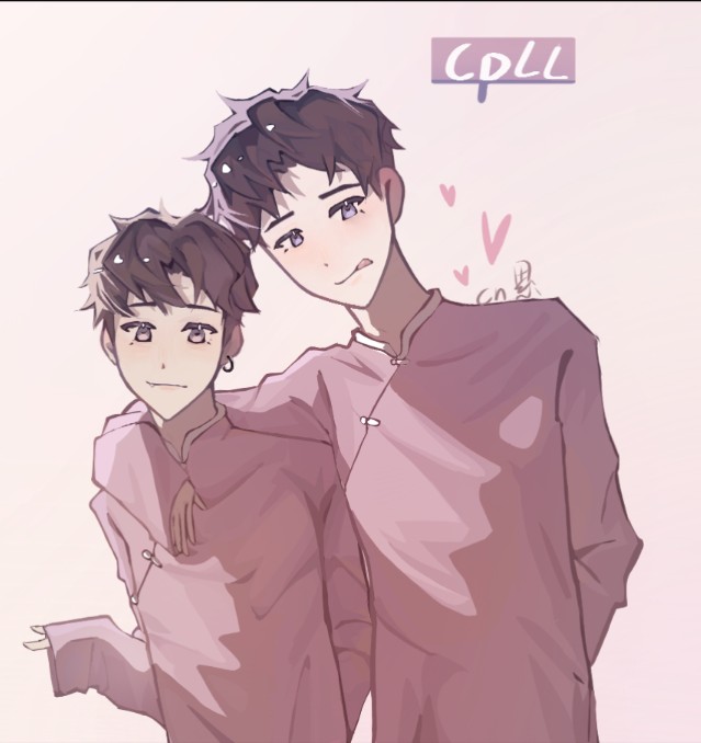 【龙龄】两张绘画过程(p1动作有参考)