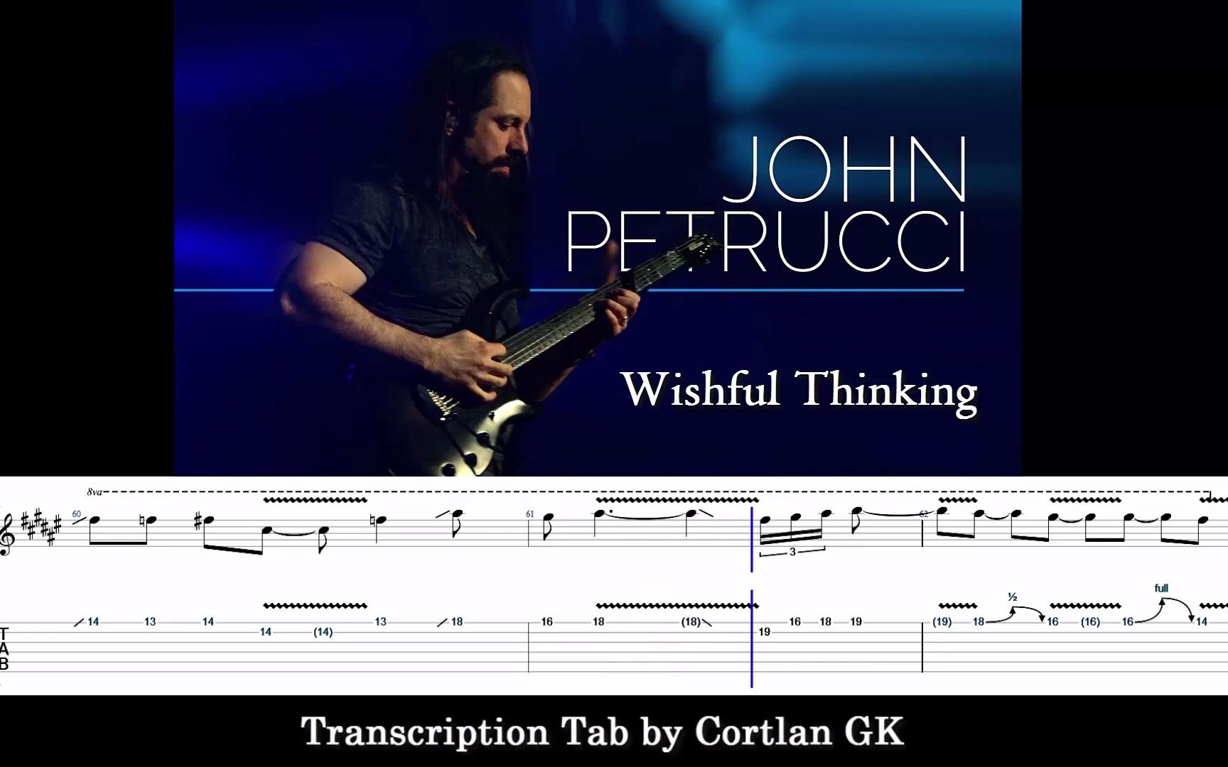 [图]John Petrucci - Wishful Thinking - 滚动谱