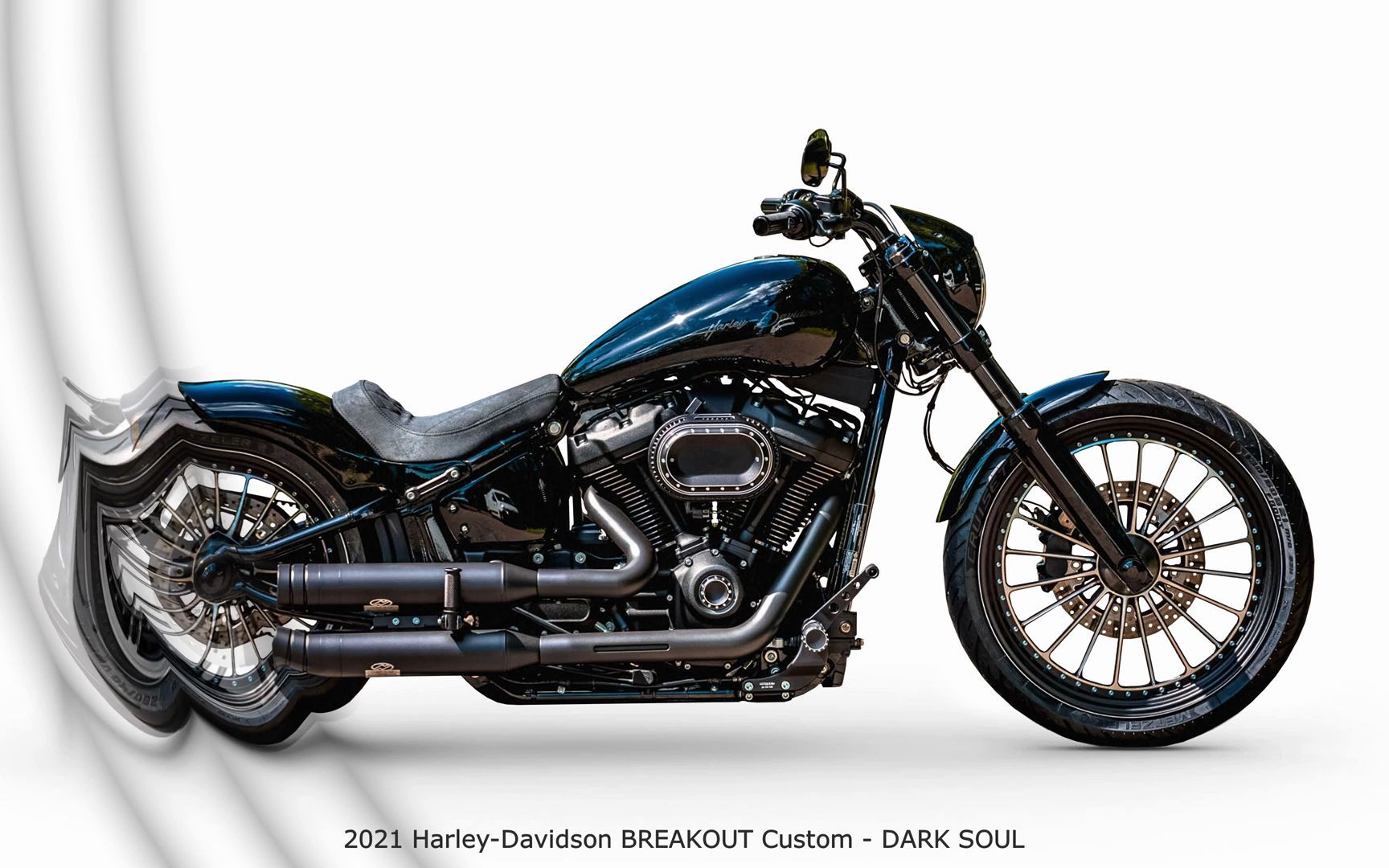 新款哈雷戴维森突破定制,黑暗灵魂a&t设计