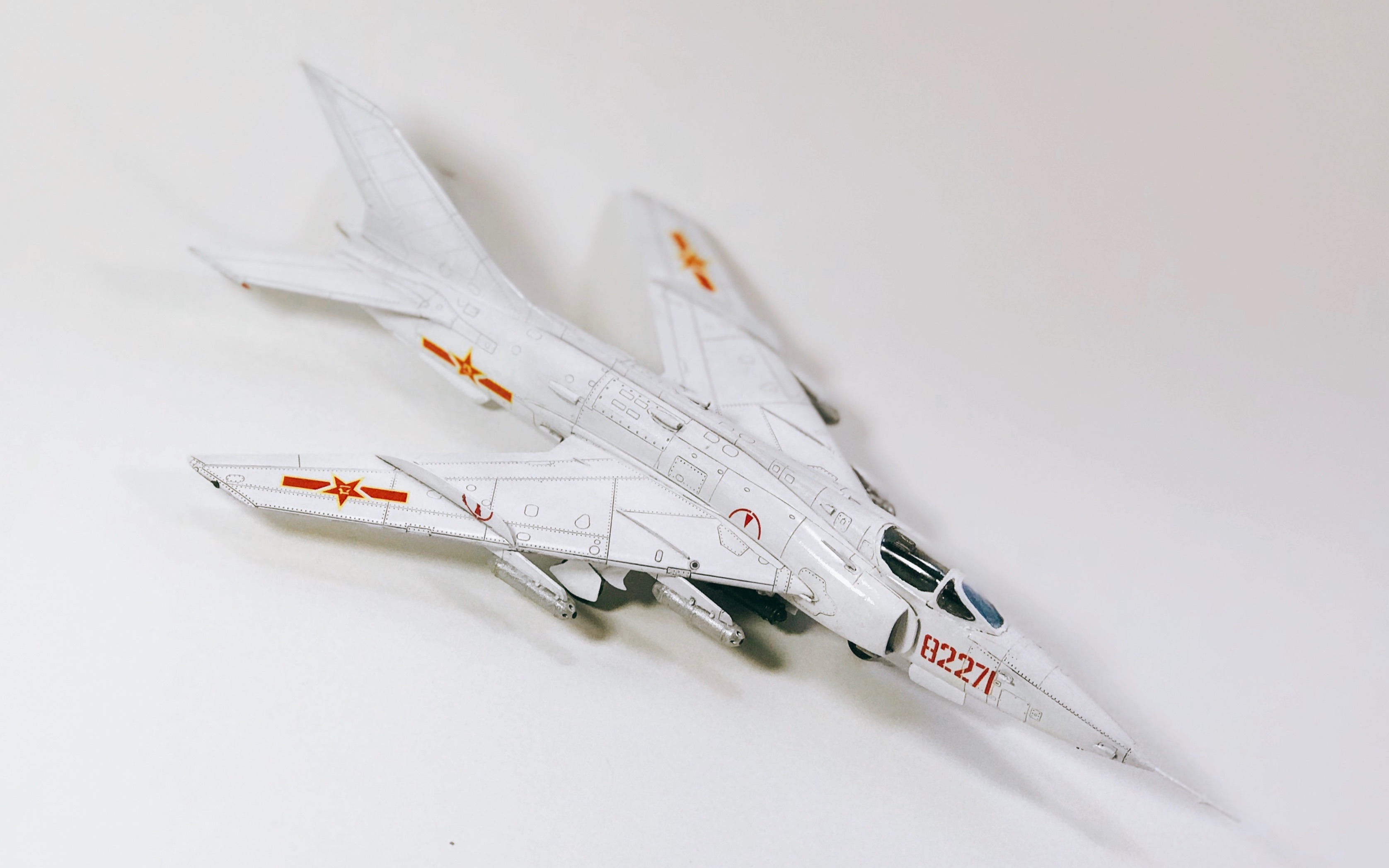 人民海军模型馆172中国海军航空兵强5攻击机bgm东风浩荡进行曲