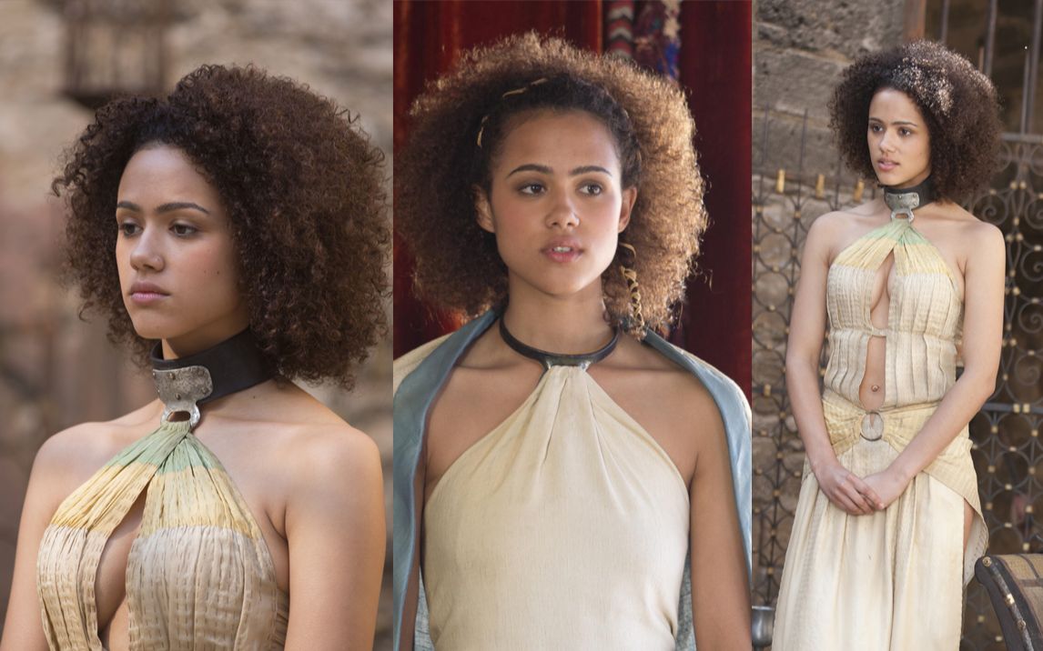 《权游》戏份虽不多 但我超喜欢这个小翻译 龙妈侍女弥桑黛_哔哩哔哩