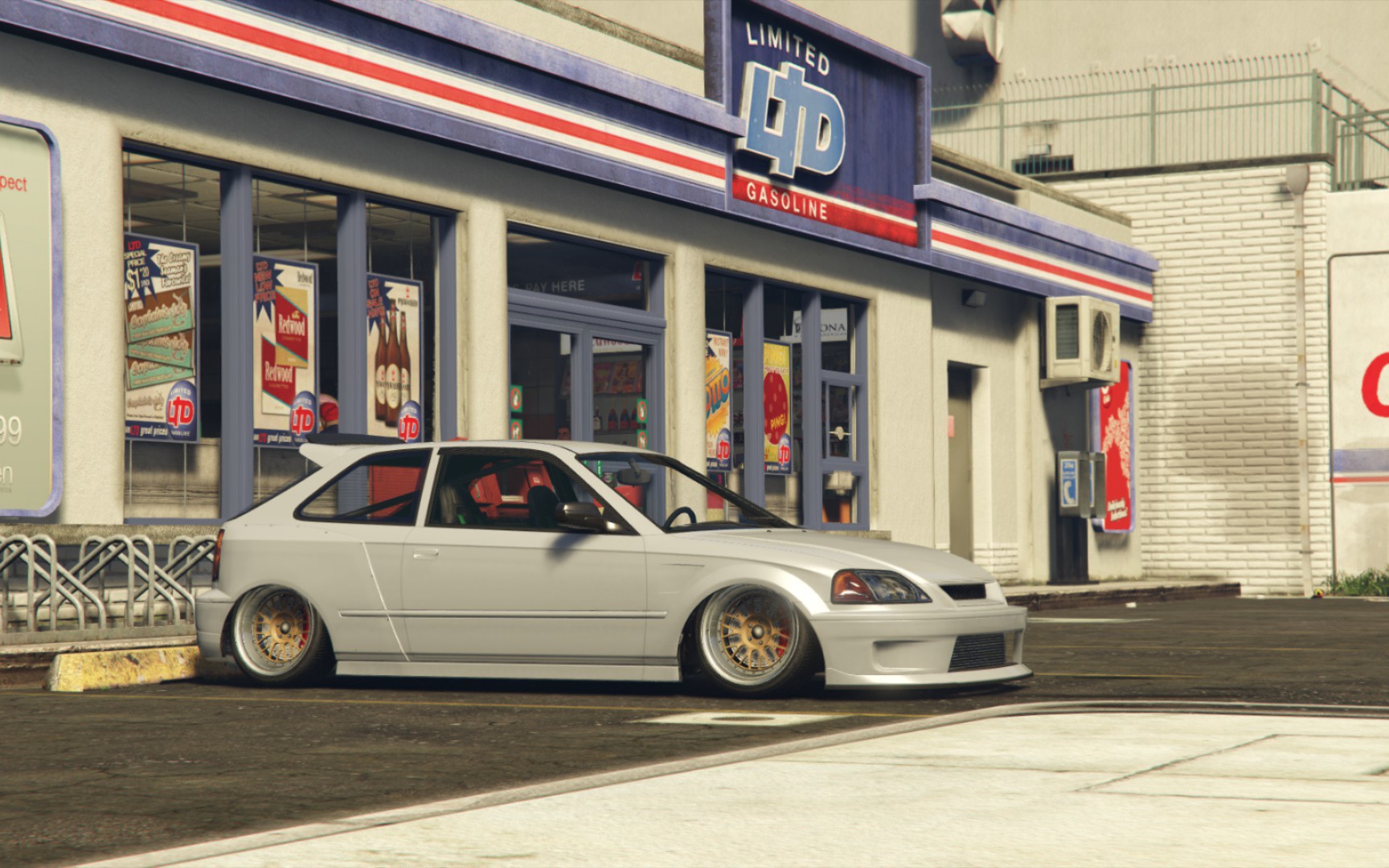 gta5洛圣都改车日记黑羽ek9本田思域