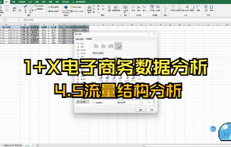 【1+X电子商务数据分析(中级)】4.5流量结构分析哔哩哔哩bilibili