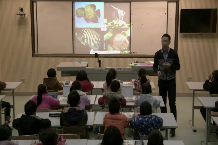 【获奖】湘美版湘教版小学美术一年级下册《14. 剪对称鱼形》杜老师优质课公开课教学视频哔哩哔哩bilibili