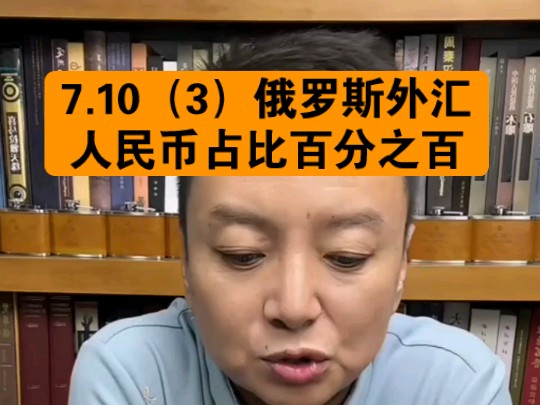 驭电人710(3)俄罗斯外汇 人民币占比几乎达到百分之百