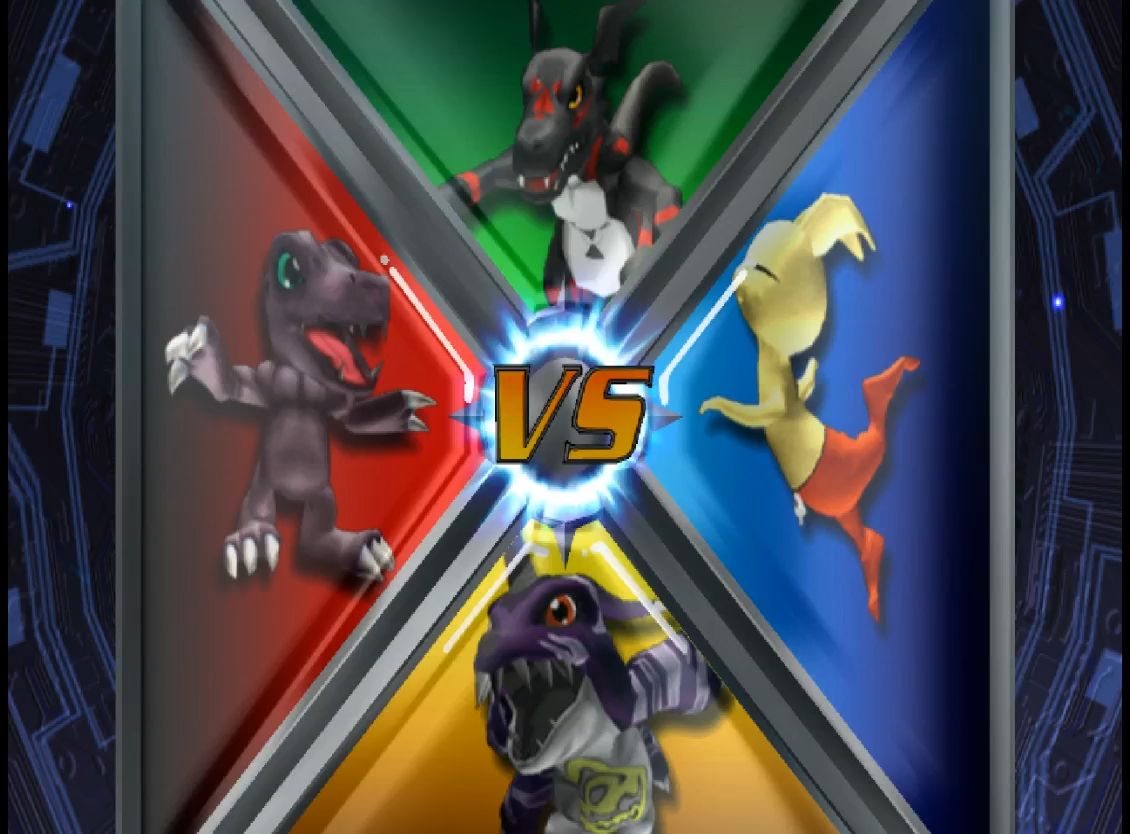 数码宝贝格斗——黑暗战斗暴龙兽对战ai最高难度