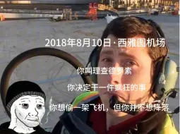 “你偷了一架飞机，但是压根没想过降落”