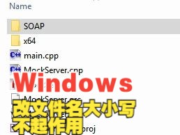 windows操作系統改文件名大小寫不起作用