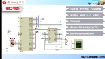 单片机原理及接口技术——AD-DA转换及接口技术