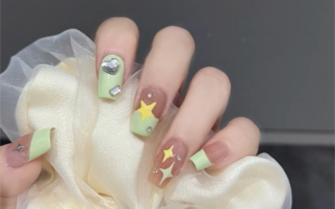 多巴胺美甲教程#超好看的美甲#仙女必备#美甲款式推荐#高级感美甲