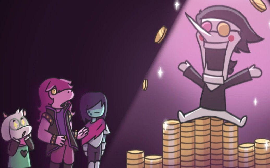 【三角符文/动画】money - spamton (animation)