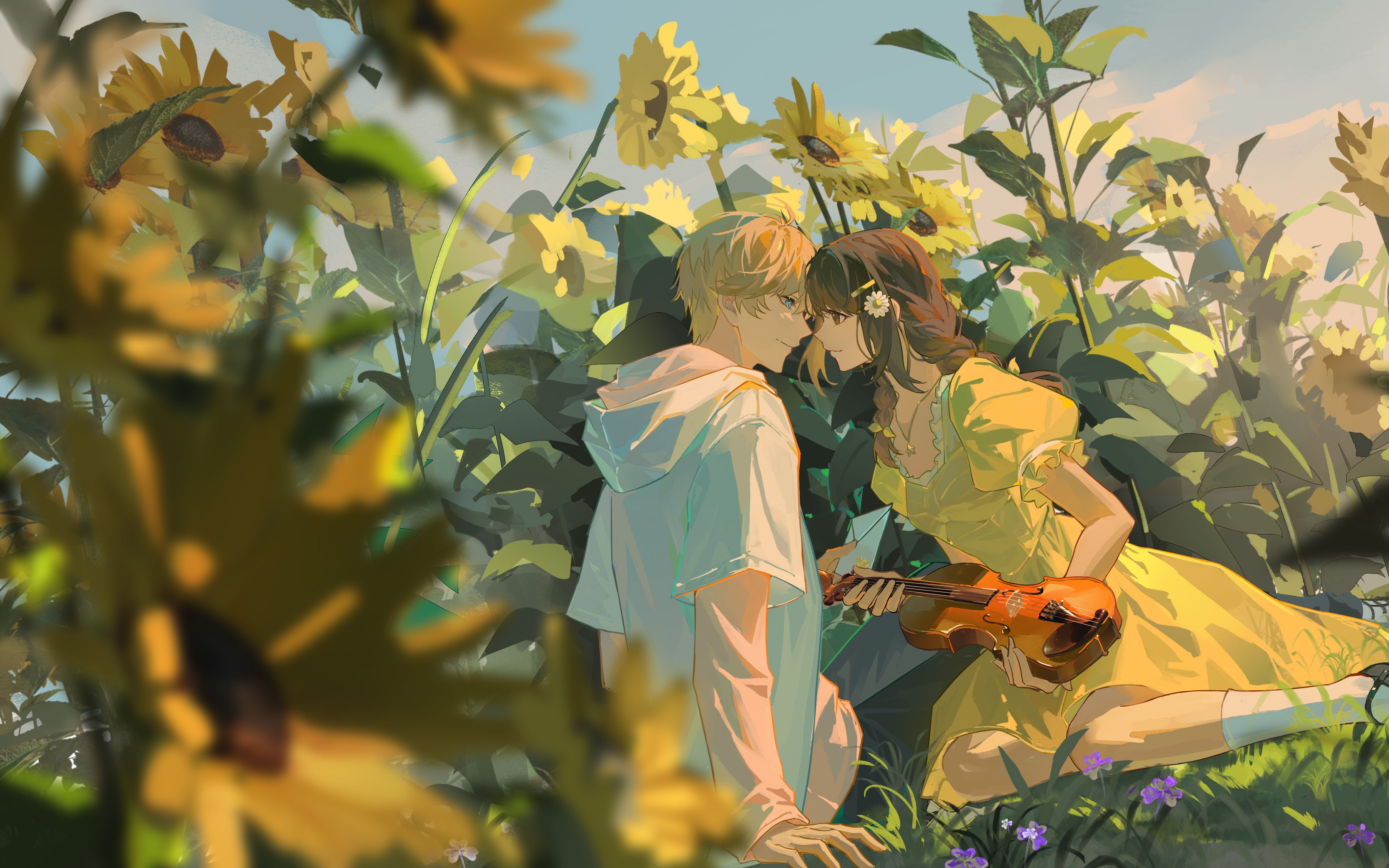 [图]【板绘过程】Sunflower